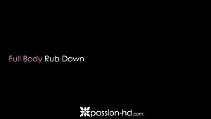 Busty brunette went on massage and got fucked with passion
