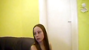Horny blonde babe loves sliding her cunt on big dicks